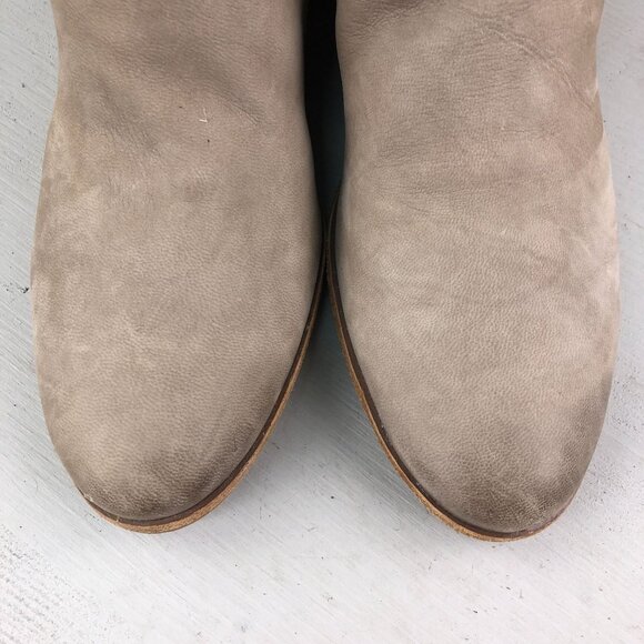 Sam Edelman Women's Size 8M Packer Brown Leather Dual Side Zip Ankle Booties - Picture 6 of 14